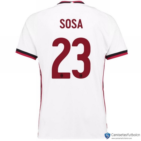 Camiseta Milan Segunda equipo Sosa 2017-18